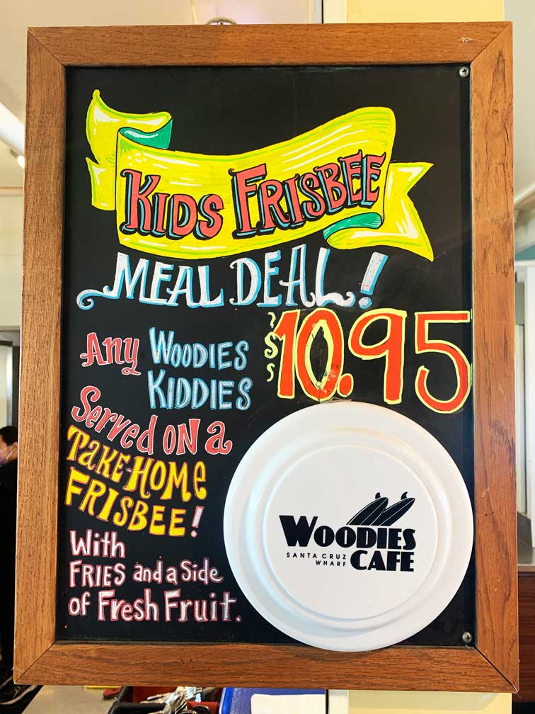 Woodies Café Kids Menu – Meal Deal